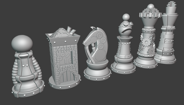 Steampunk Chess