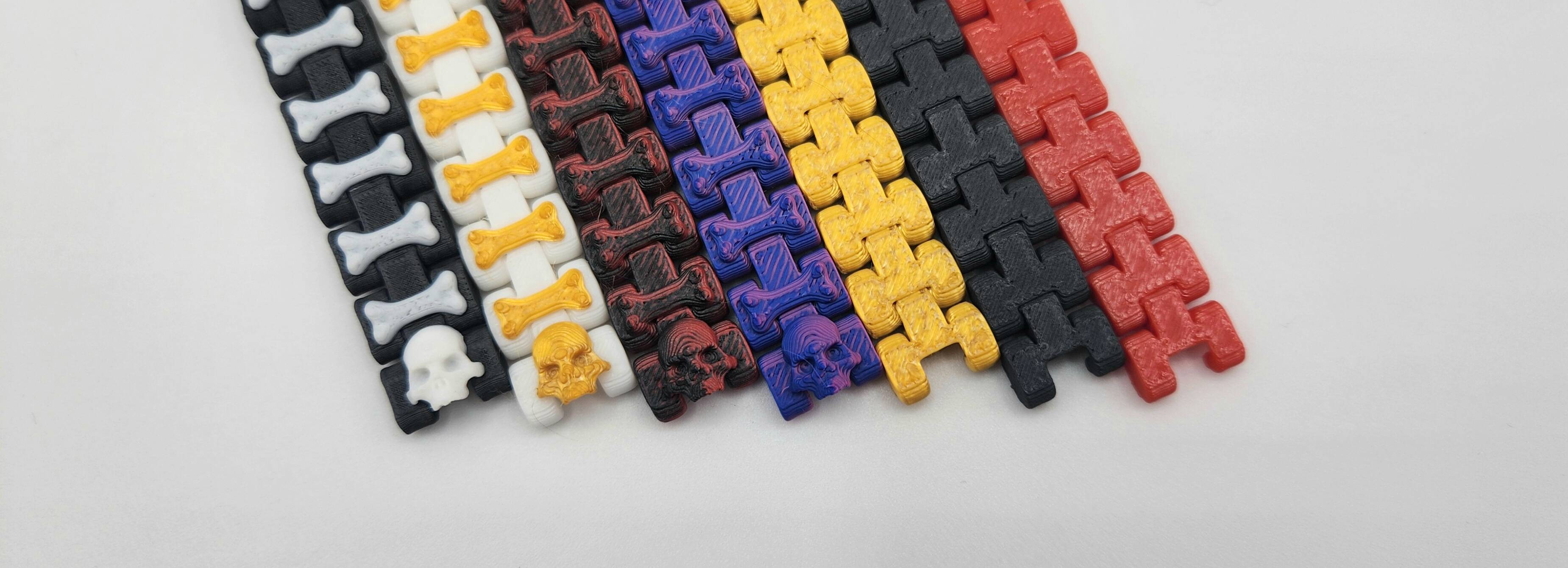 Lucky Charm Flexi Silk Bracelet & Skull Bracelets