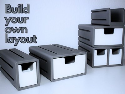 Modular Storage System / Desk organizer