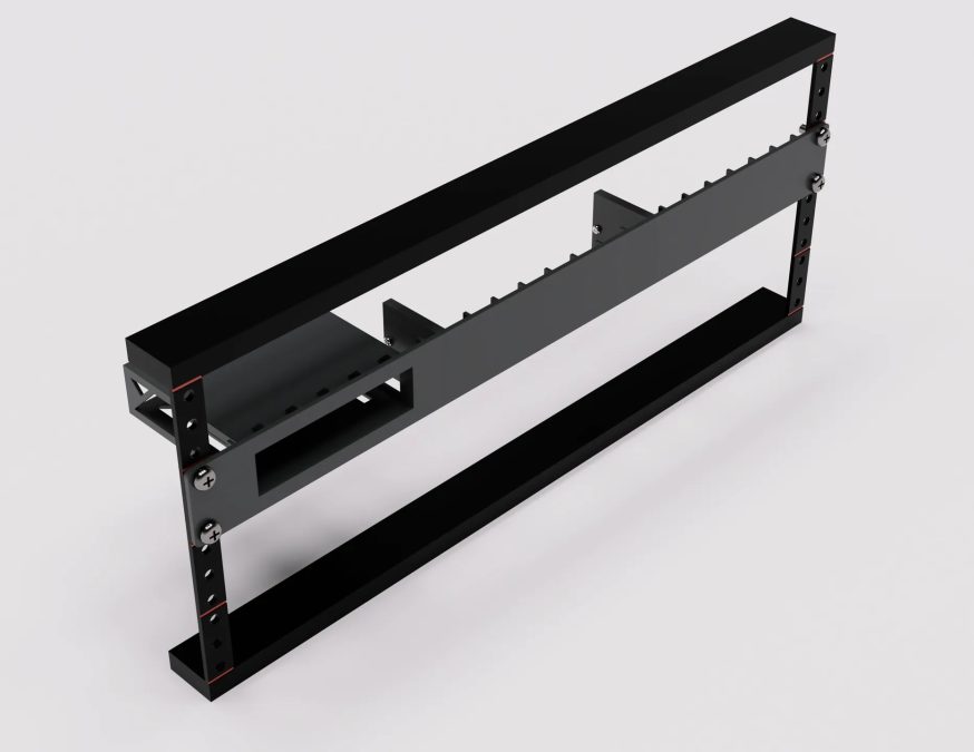 Rack mount network switch bracket