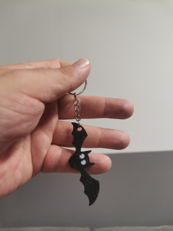 Bat multicolor keychain
