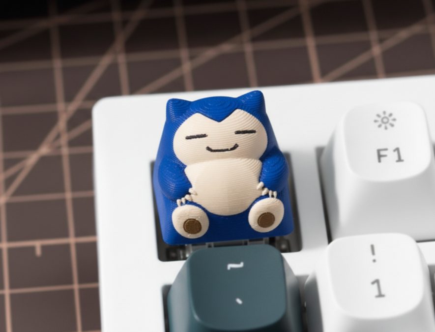 Snorlax Pokemon Keyboard Keycap MX