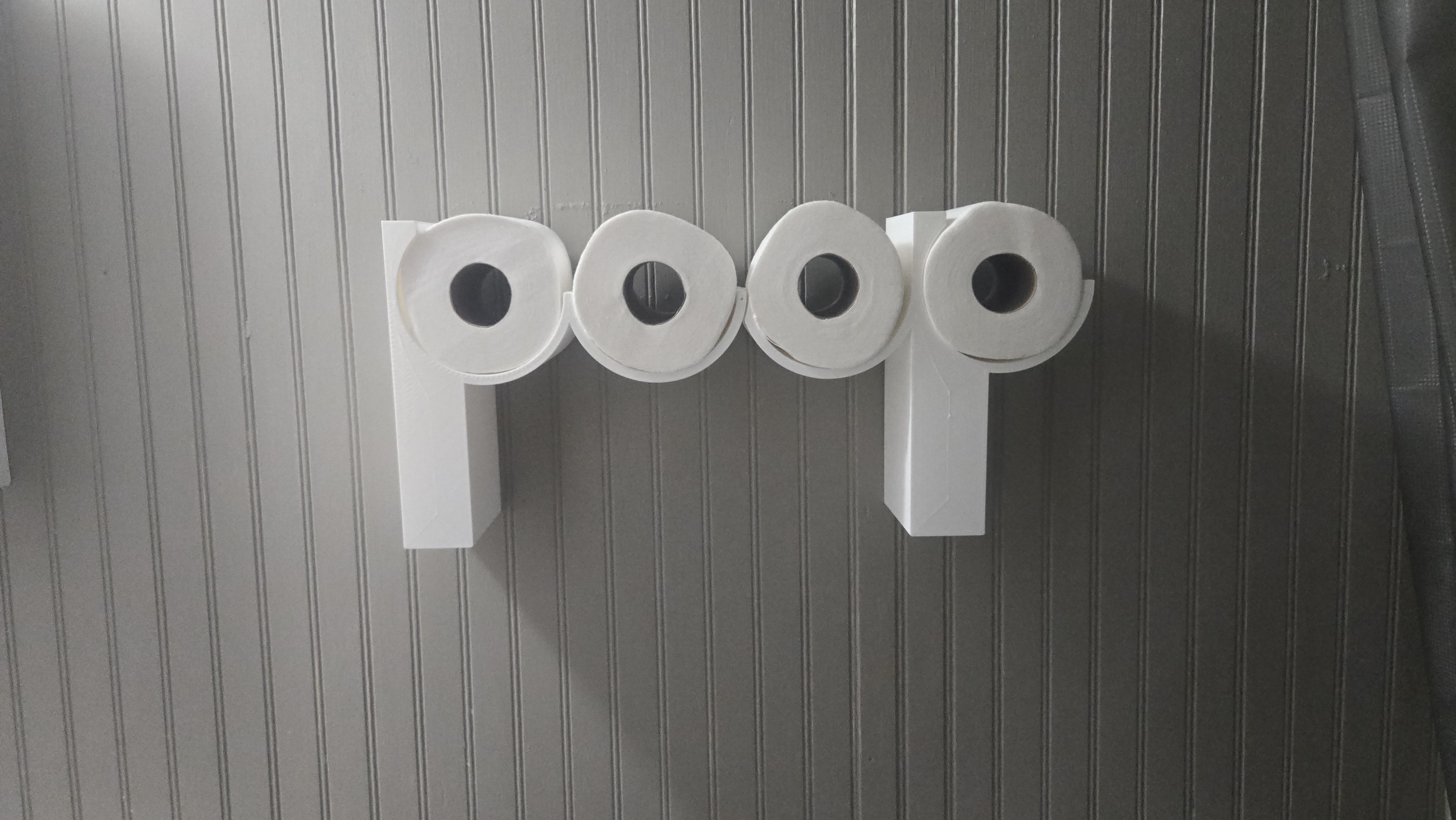 Toilet Paper holder (poop)