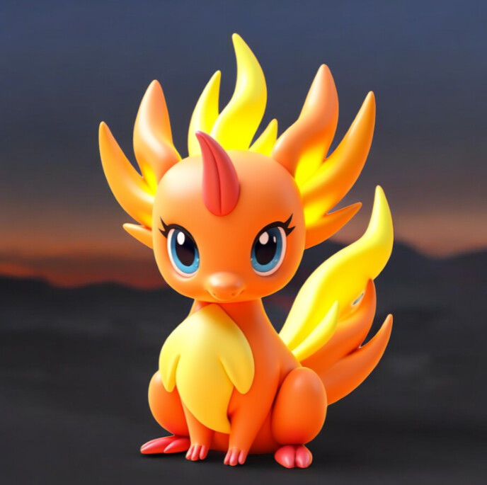 Cute Fenix Figure