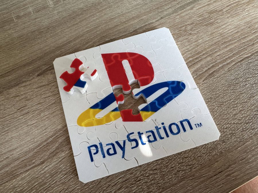 Playstation logo 3D puzzle