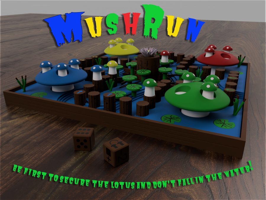 MushRun - board game