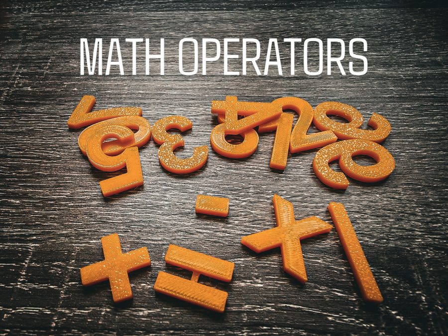 Math operators + numbers