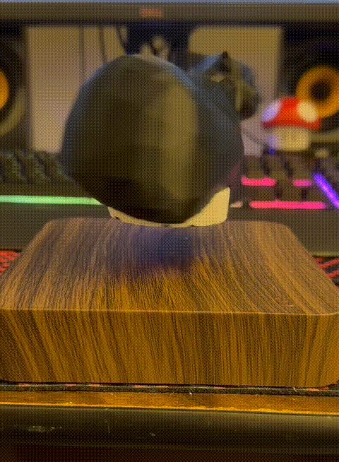 Floating Maxwell the Cat - Bambu AMS Enabled