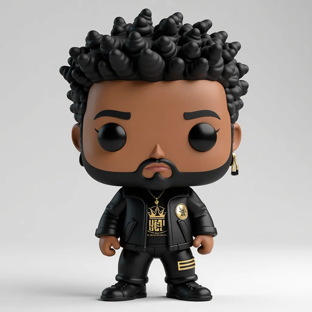 The Weeknd Funko Pop-Style 3D Printable Figurine – Music Icon Collectible