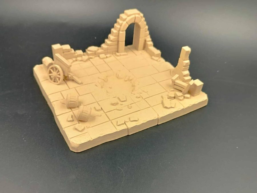 Battlefield Ruins – RPG & DnD Scenery - TTRPG D&D
