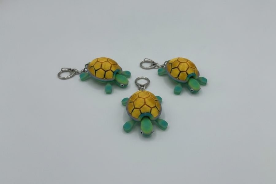 Flexi želva – přívěšek (set 3 ks)