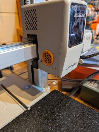 Kobra XFan cover on the printhead of the