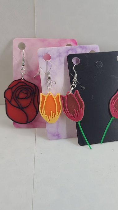 Flower Earrings Part 3
