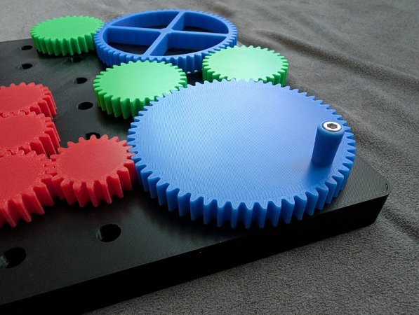 Handled Gear for Educational Gear Train Building Toy For Kids
