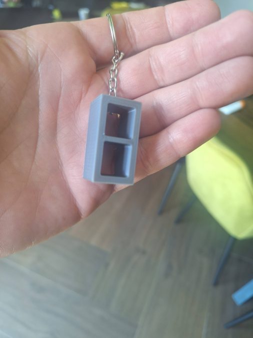 Brick Keychain