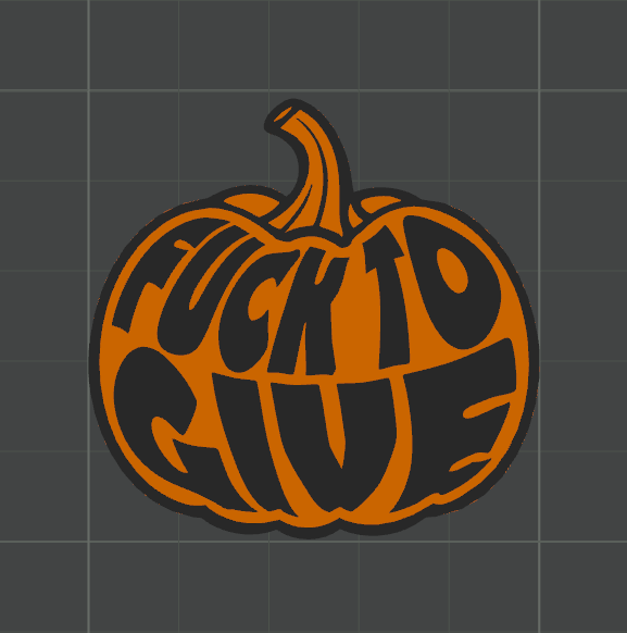 F* To Give Pumpkin Party Favor