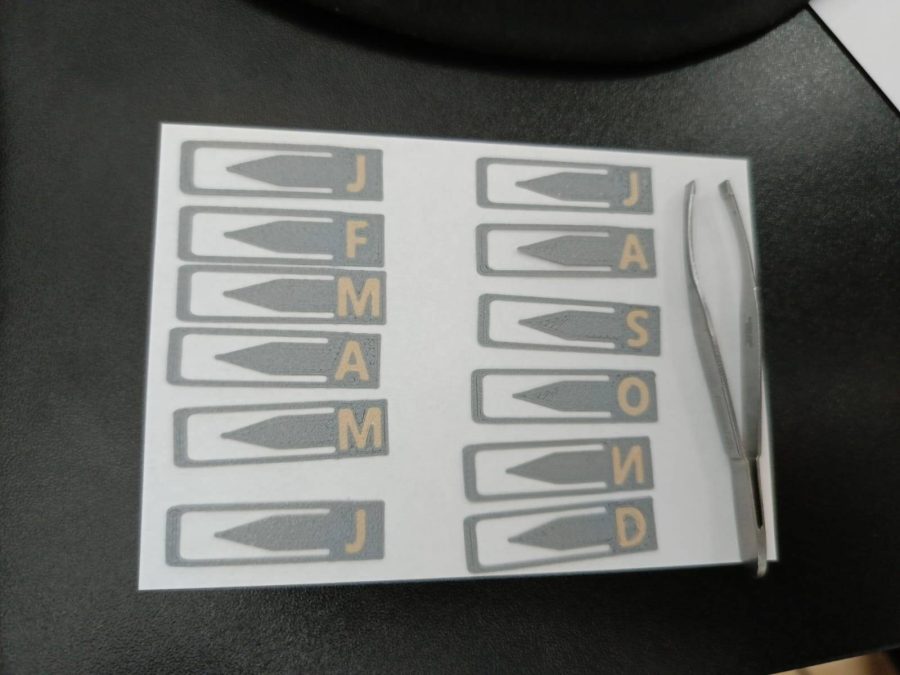 Bookmarker for Planners Monthly