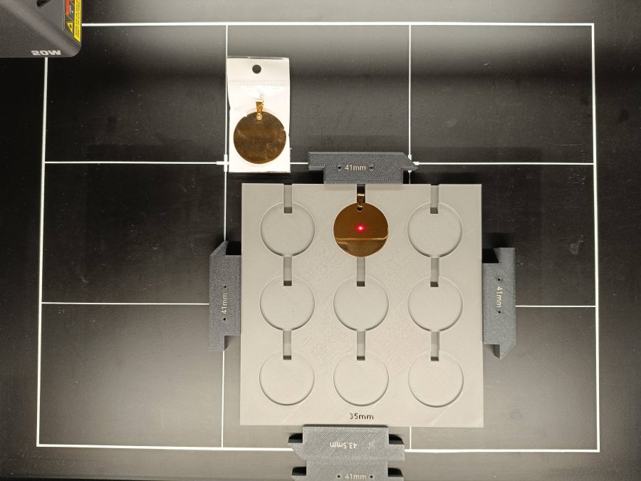 JIG for 35mm Diameter Stainless Steel Sheets