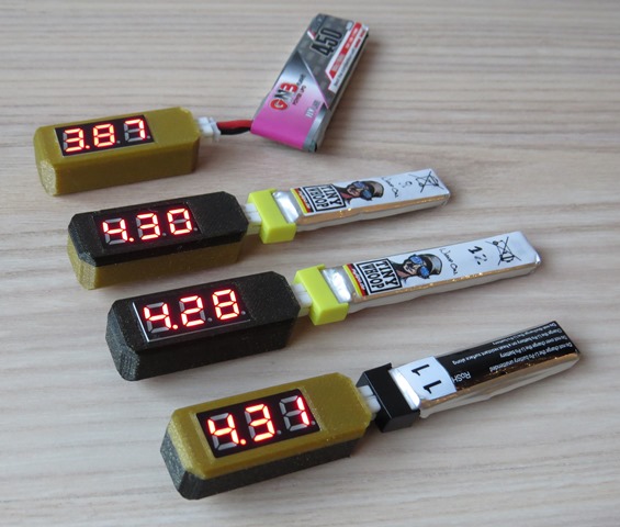 1S Battery Voltage Checker - PH2.0/BT2.0