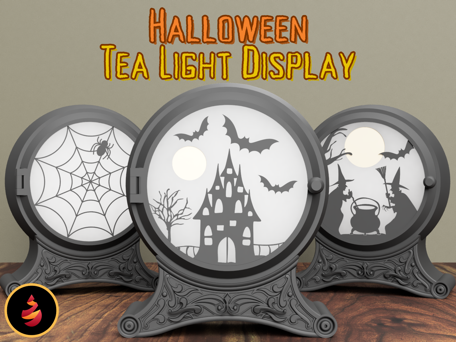 Halloween Tea Light Display