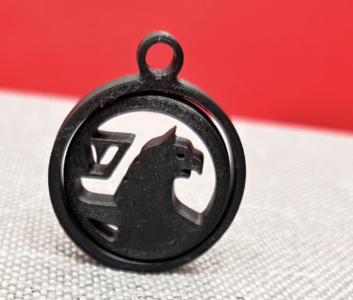 Vauxhall rotable key ring