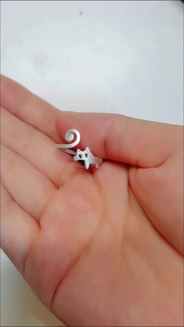 Kitten ring, a parody of a predecessor小猫戒指,对前辈拙劣的模仿