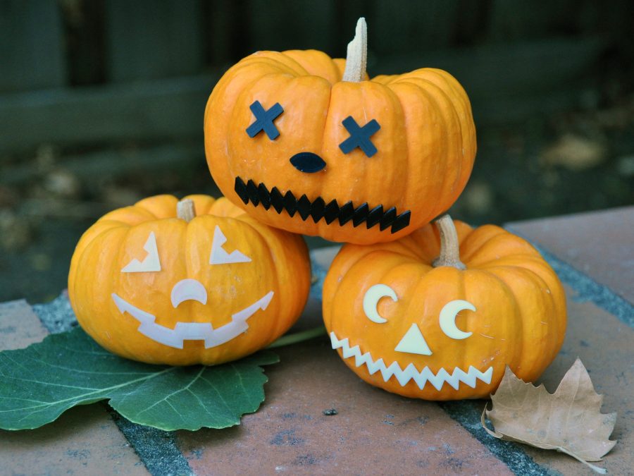 Small Jack-o'-Lantern Face Pieces