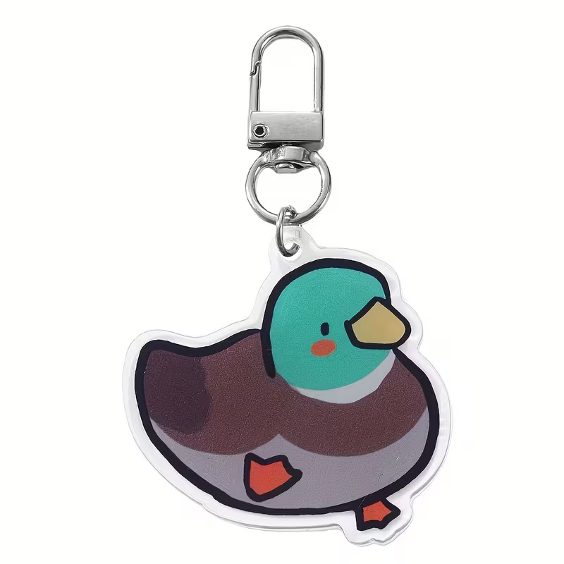 Cute Duck keychain pendant
