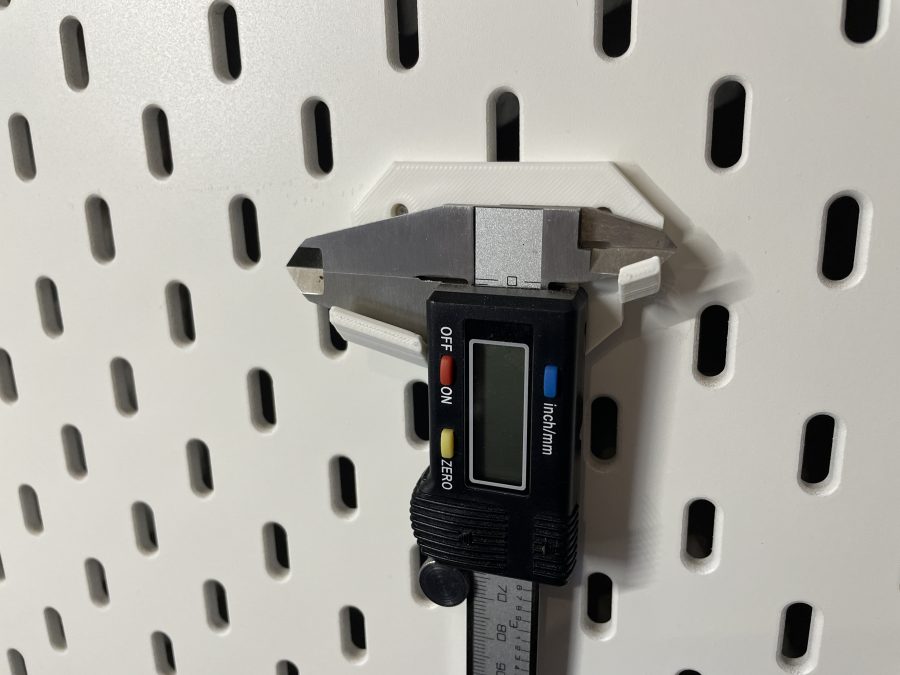 Caliper Holder for IKEA Skadis (T-Nut-System)
