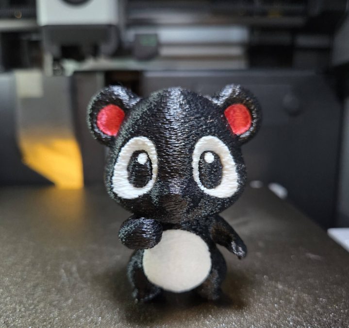 panda B W R colors