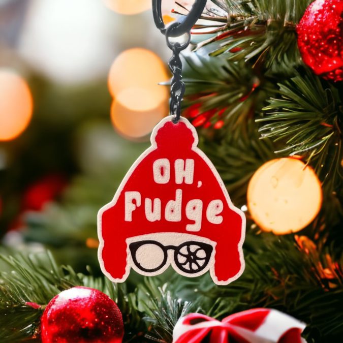 Oh Fudge Keychain