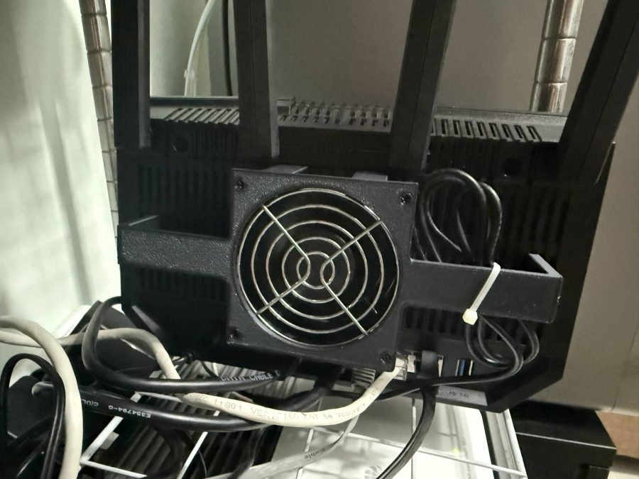 ASUS RT-BE92U 80mm cooling fan bracket
