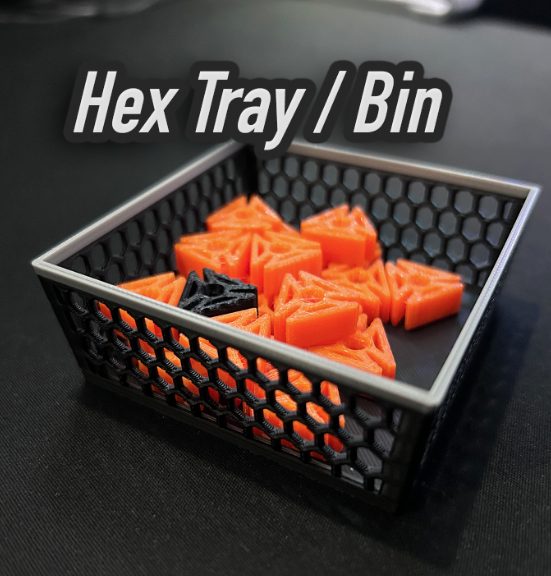 Hex Tray / Bin / Basket