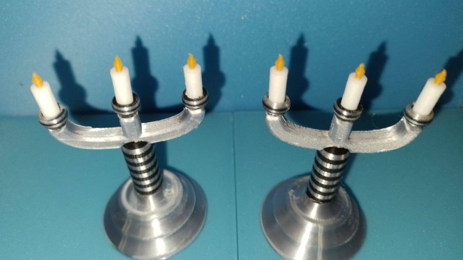 Miniatur deko Kerzenständer  50mm und 75mm hoch