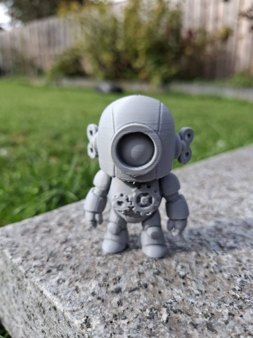 Wind-Up Diver Robot – Retro Steampunk Style