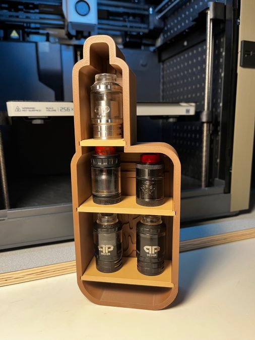 Vape atomizer shelf / stand