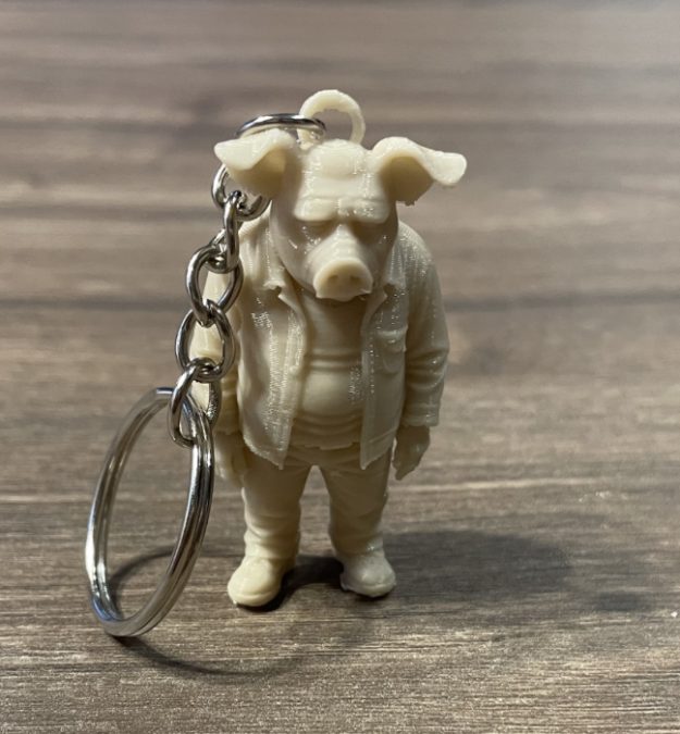 John Pork Keychain – Italian Brainrot Pig-Man