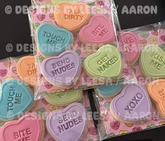 Valentines Cookie Heart Stamps and Cutter