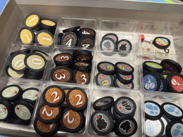 Coffee Roaster Board Game Piece Frame