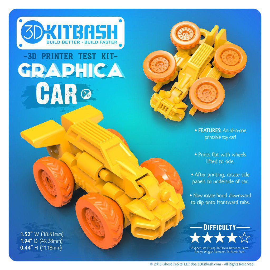 Hotwheels GRAPHICA Car 3dkitbash