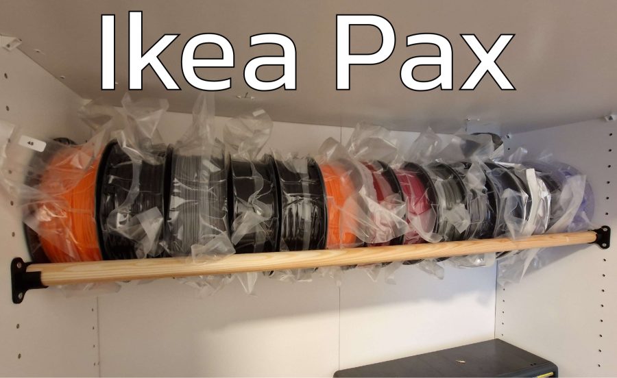Simple Ikea Pax Filament Storage