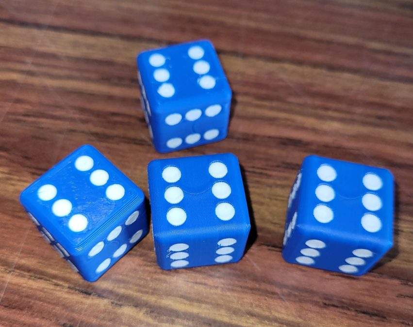 Dés spécial pour les personnes en manque de chance