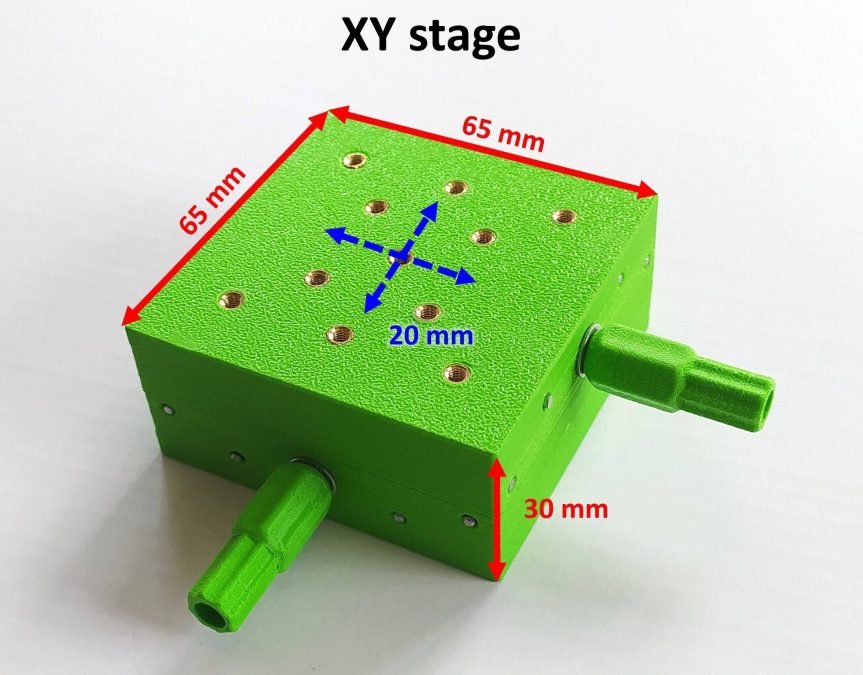 Two axis printed linear stage
