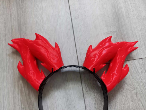 Pyro Neko Ears from FireForce Anime | Cosplay accessory