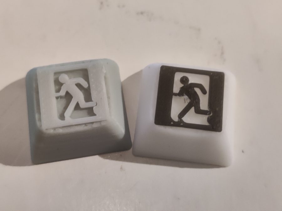 Escape keycap exit sign - DSA profile