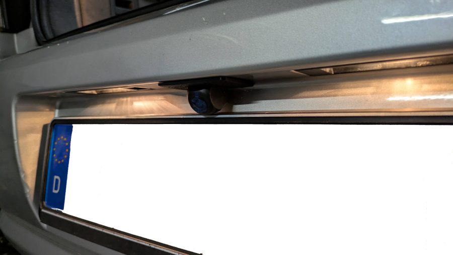 Rückfahrkamera Halterung Opel Vectra C