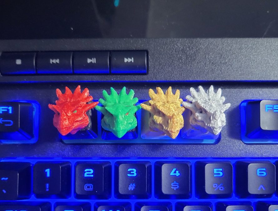 Fantasy Dragon Keycap For Cherry MX Switches