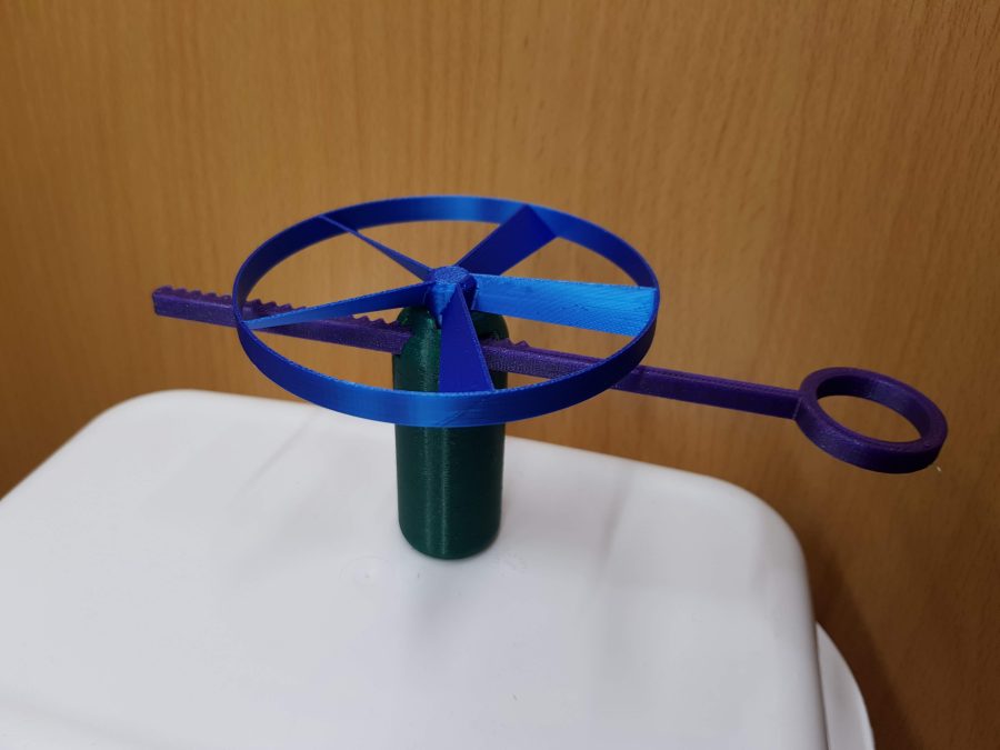 Flying propeller toy