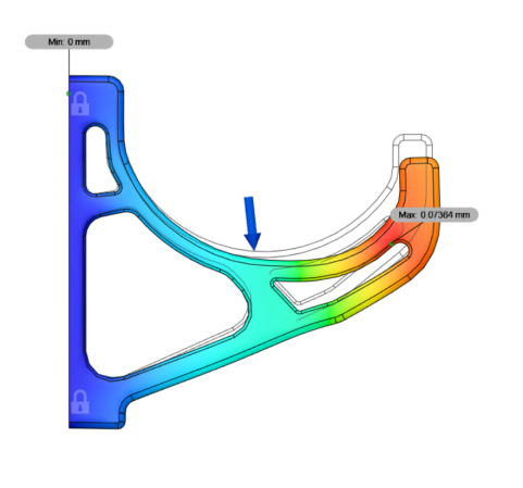 Strong(er) cable wall hook: Remastered based on generative design