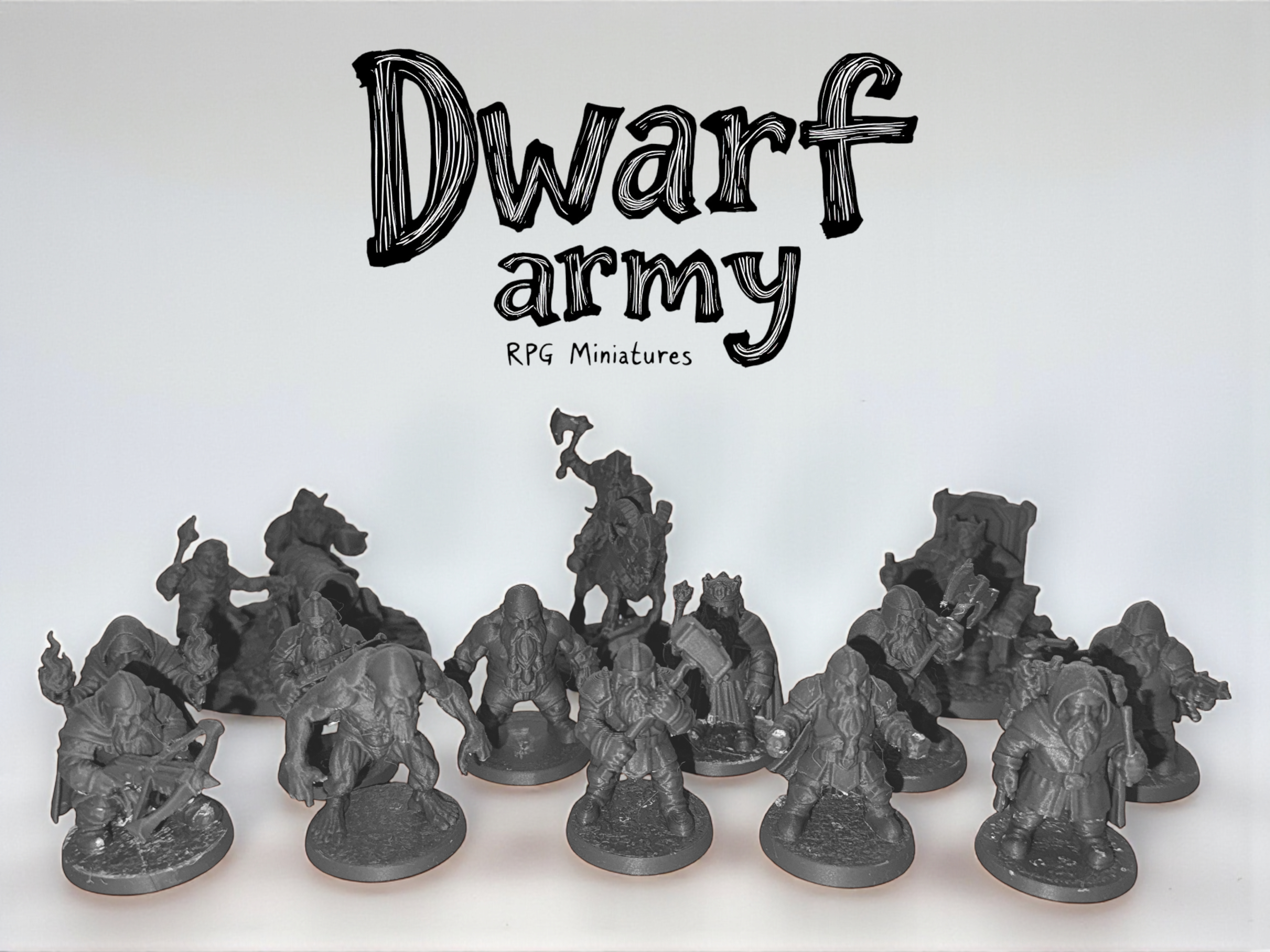 Dwarf Army Collection – RPG Miniatures
